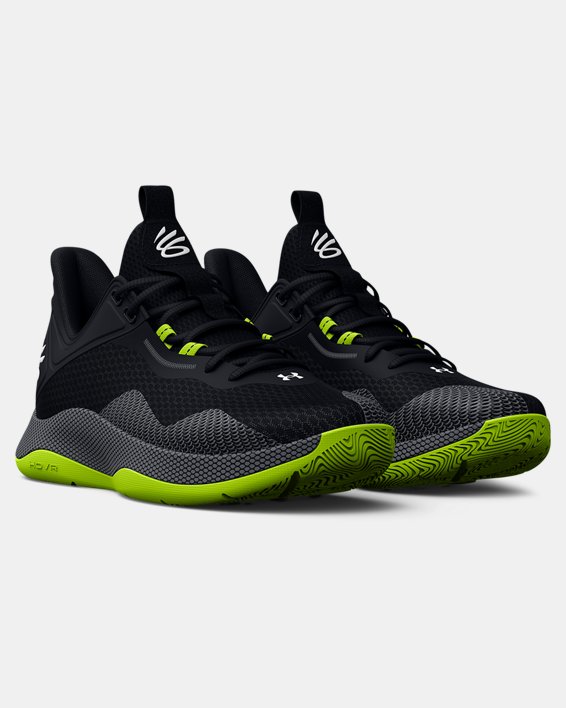 Unisex Curry UA HOVR™ Splash 2 Basketball Shoes, Black, pdpMainDesktop image number 3